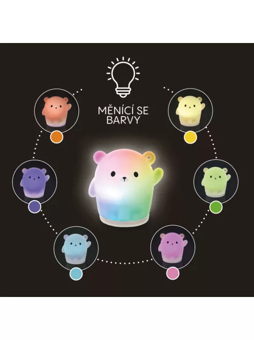 Zopa Függeszthető szilikon LED lámpa - Bear