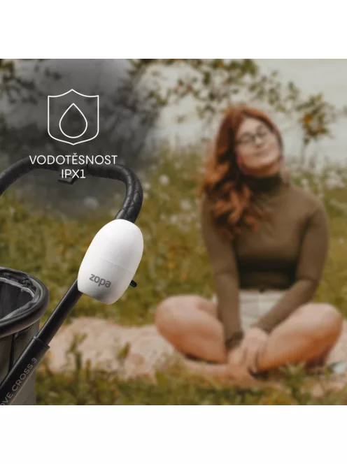 Zopa Eggy újratölthető babakocsi ringató - White