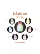 Zopa Szilikon LED Lámpa M-es méret - Koala