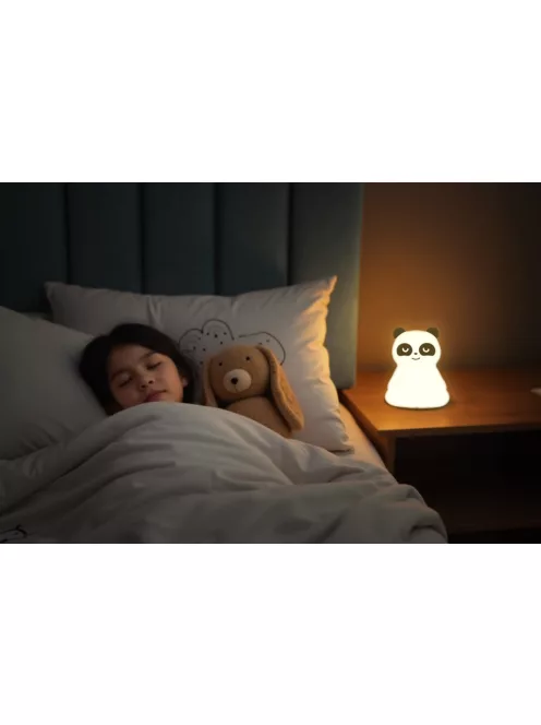Zopa Szilikon LED Lámpa M-es méret - Panda