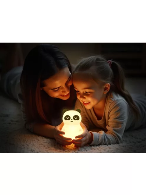 Zopa Szilikon LED Lámpa M-es méret - Panda