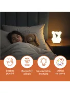Zopa Szilikon LED Lámpa M-es méret - Panda