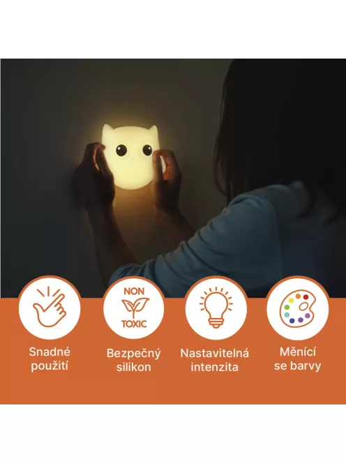 Zopa Szilikon falra szerelhető éjjeli lámpa - Cloud