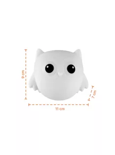 Zopa Szilikon falra szerelhető éjjeli lámpa - Owl