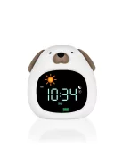 Zopa Szilikon gyermek ébresztőóra éjszakai fénnyel és zenével - Dog