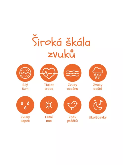 Zopa Szilikon gyermek ébresztőóra éjszakai fénnyel és zenével - Owl