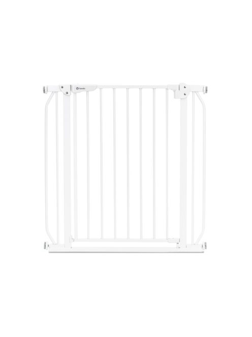 Lionelo Truus Slim biztonsági ajtórács - White (75-105 cm) 2 db toldóval!
