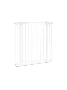   Lionelo Truus Slim biztonsági ajtórács - White (75-105 cm) 2 db toldóval!
