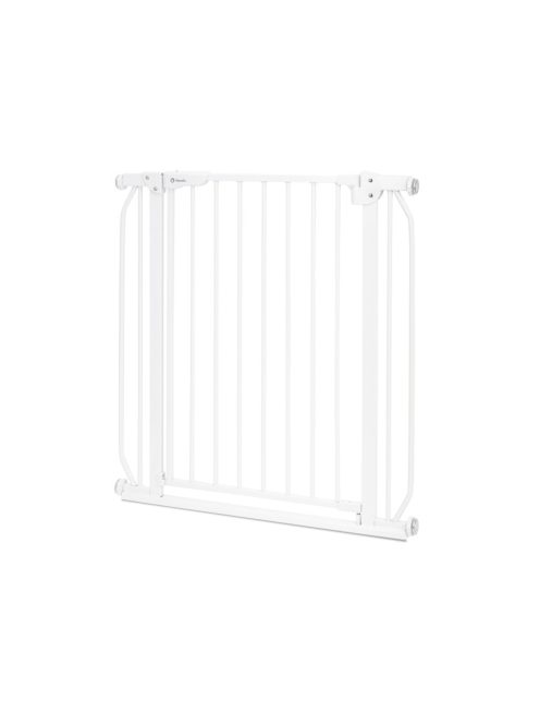 Lionelo Truus Slim biztonsági ajtórács - White (75-105 cm) 2 db toldóval!