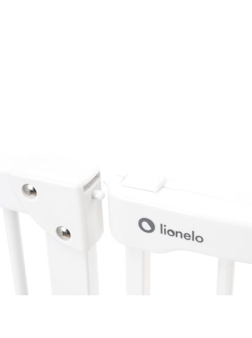 Lionelo Truus Slim biztonsági ajtórács - White (75-105 cm) 2 db toldóval!