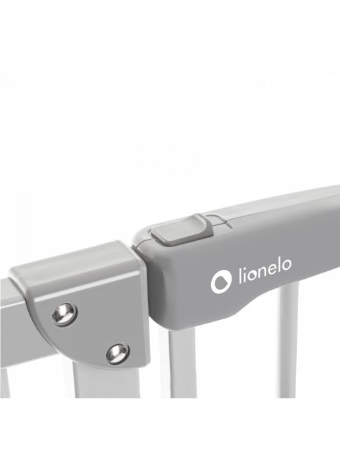 Lionelo Truus Slim biztonsági ajtórács - Grey (75-105 cm) 2 db toldóval!