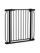 Lionelo Truus Slim biztonsági ajtórács - Black Onyx (75-105 cm) 2 db toldóval!