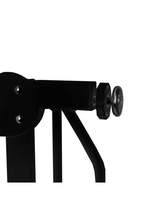 Lionelo Truus Slim biztonsági ajtórács - Black Onyx (75-105 cm) 2 db toldóval!