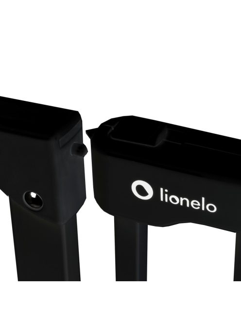 Lionelo Truus Slim biztonsági ajtórács - Black Onyx (75-105 cm) 2 db toldóval!