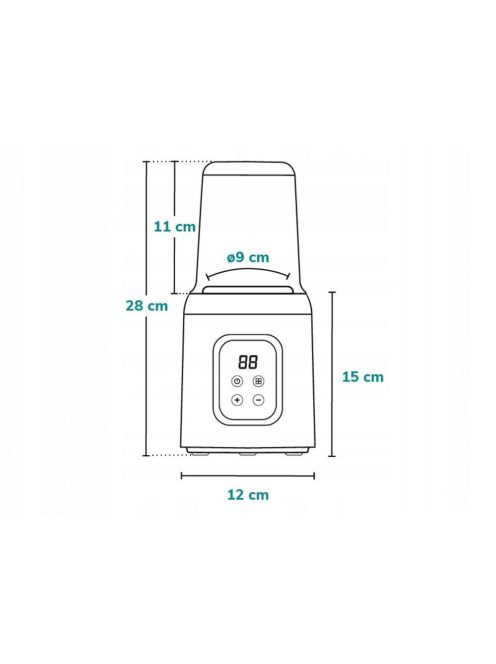 Lionelo Thermup 5in1 cumisüveg melegítő és sterilizáló - White