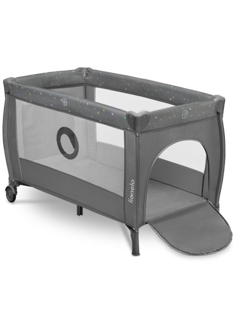 Lionelo Stefi Plus kétszintes utazóágy - Grey Multicolor