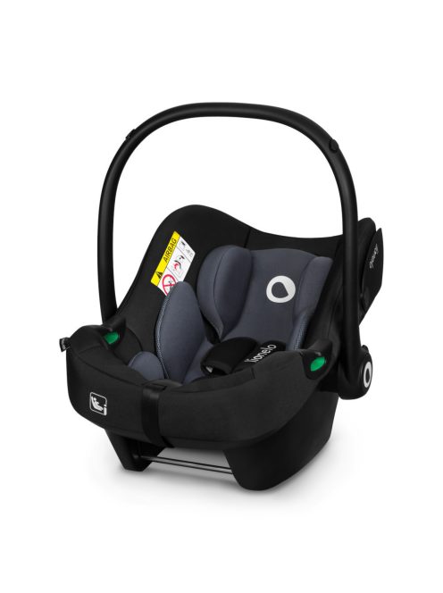 Lionelo Astrid i-Size babahordozó (40-87 cm) - Black Grey