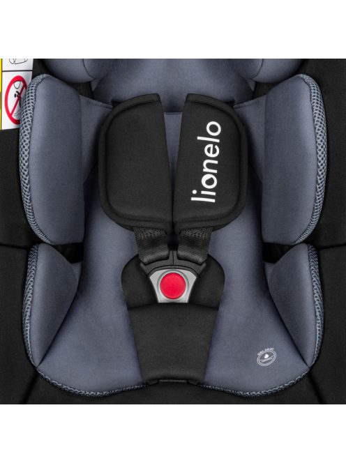 Lionelo Astrid i-Size babahordozó (40-87 cm) - Black Grey