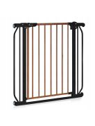 Lionelo Truus Slim biztonsági ajtórács - Carbon Natural (75-105 cm) 2 db toldóval!