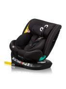 Lionelo Bastiaan One I-Size 360°-ban forgatható ISOFIX gyermekülés (40-150 cm) - Black Carbon