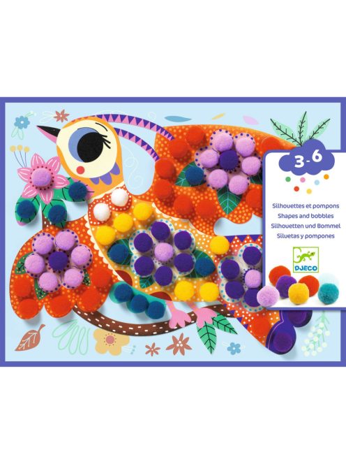 Djeco: Design by Pompom-kép készítő - Puha mintázatok - Assortments