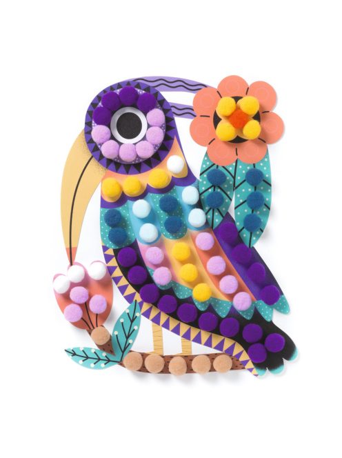 Djeco: Design by Pompom-kép készítő - Puha mintázatok - Assortments