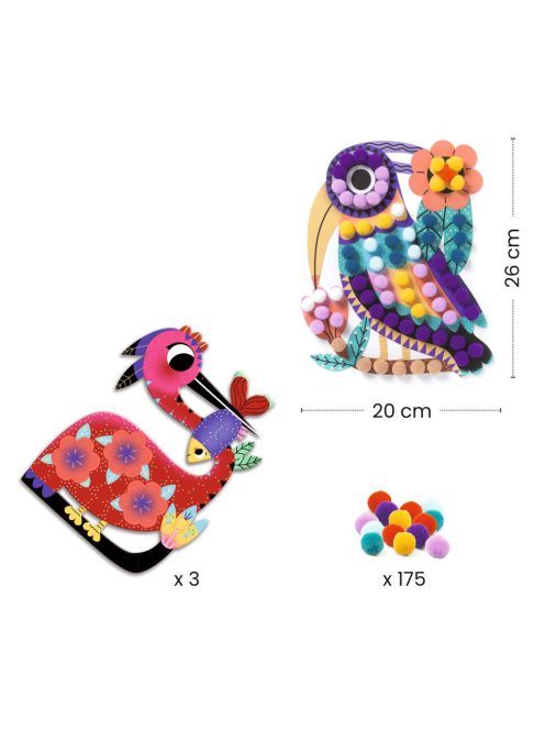 Djeco: Design by Pompom-kép készítő - Puha mintázatok - Assortments