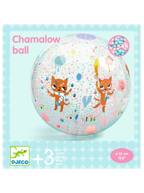 Djeco Felfújható labda, Ø 35 cm - Cicatappancs - Ballon gonflable Chamalow