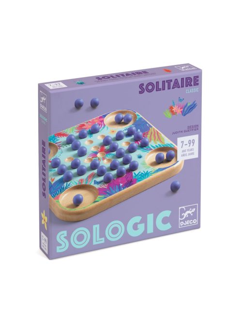 Djeco Logikai játék - Szoliter - Solitaire