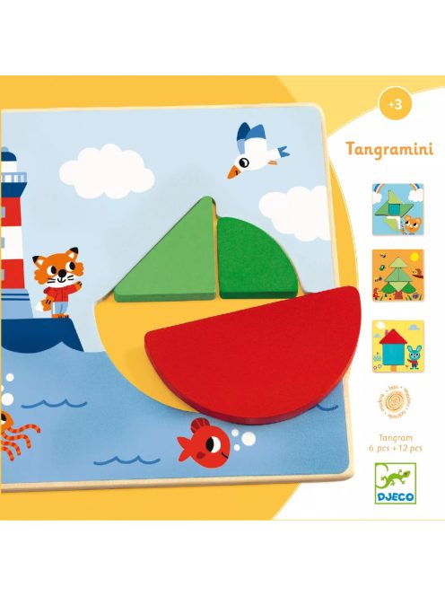 Djeco Tangramini, képkirakó