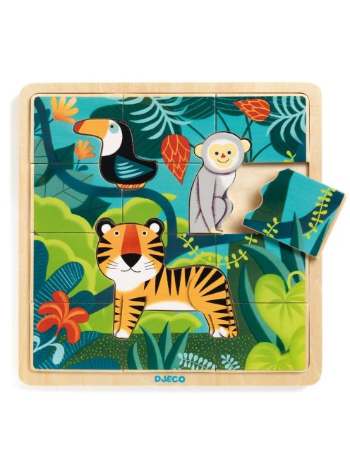 Djeco Képkirakó, puzzle - Dzsungel puzzle - Puzzlo Jungle