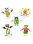 Djeco Optikai puzzle, Vicces szörnyek, 27 db - Kinoptik RigoloMonster