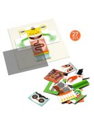 Djeco Optikai puzzle, Vicces szörnyek, 27 db - Kinoptik RigoloMonster