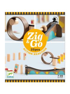 Djeco Építőjáték, Sokasodó, 25 db - Zig & Go