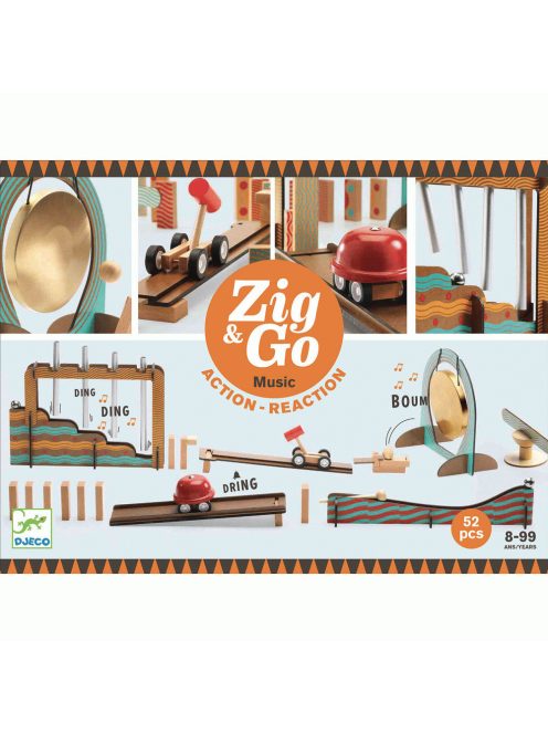 Djeco Építőjáték, Muzsikás - Zig & Go