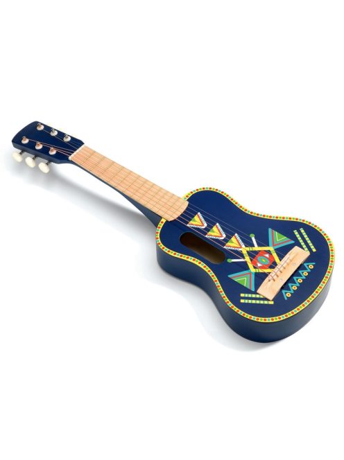 Djeco Játékhangszer - Gitár, 6 húros - Guitar 6 metallic ropes