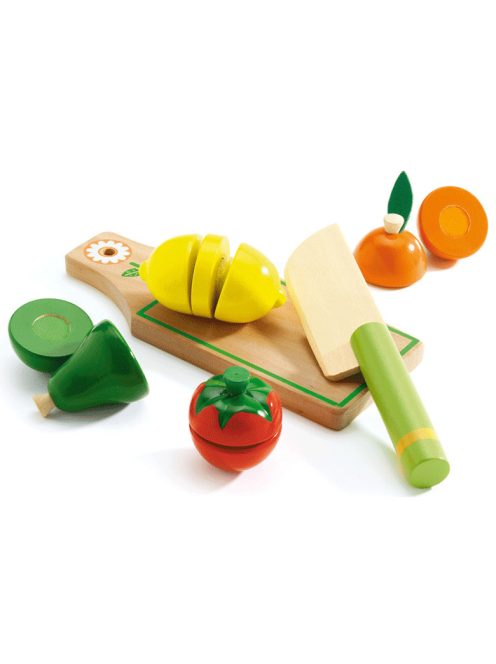 Djeco Szeletelhető gyümölcsök - Fruits & vegetables to cut
