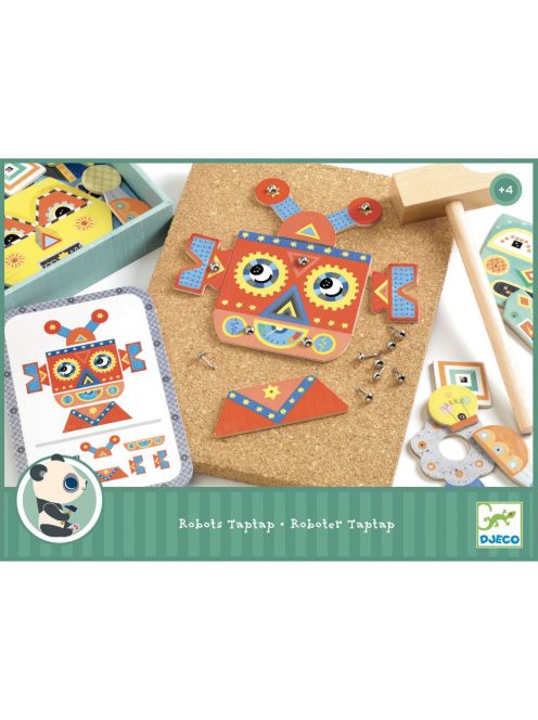 Djeco Kalapálós játék - Kip-kop robot