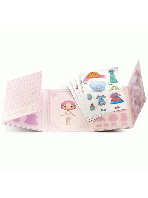 Djeco Tinyly - Miss Lilypink - Stickers removable