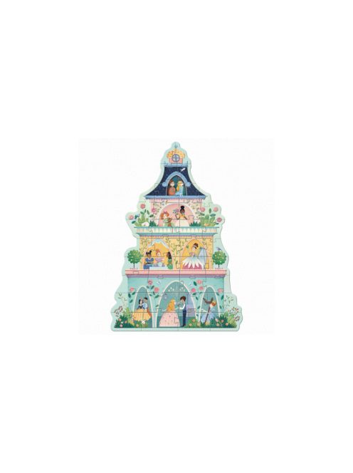 Djeco Óriás puzzle - A hercegnők kastélytornya, 36 db-os - The princess tower