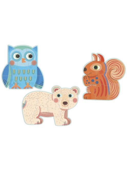 Djeco Primo puzzle, Az erdőben