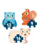 Djeco Primo puzzle, Az erdőben