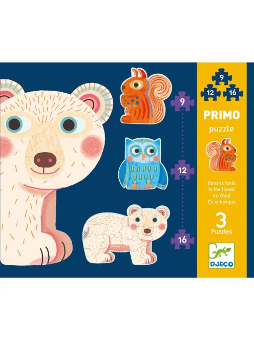 Djeco Primo puzzle, Az erdőben