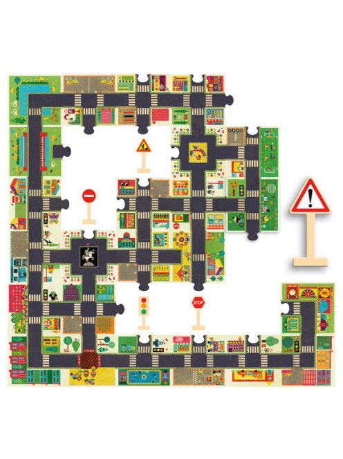Djeco Óriás puzzle - A város - The city