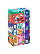 Djeco Óriás puzzle - A Kisbarátok Háza, 36 db-os - The Little Buddies' House