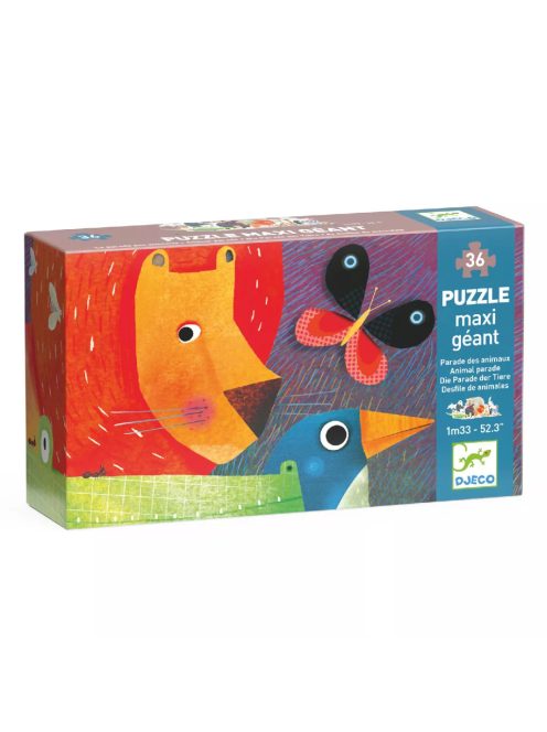 Djeco Óriás puzzle, Állati parádé, 36 db