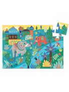 Djeco Formadobozos puzzle - Haathee, Asian elephant - 24pcs