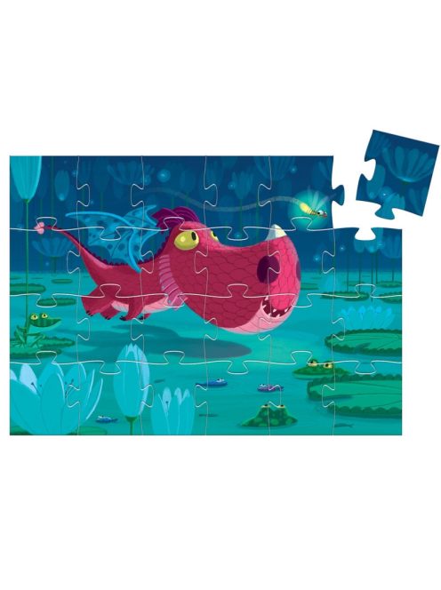 Djeco Formadobozos puzzle - Cuki sárkány