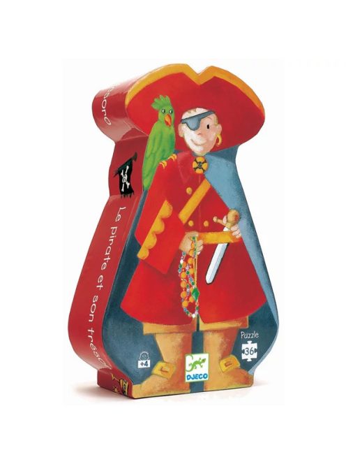 Djeco Formadobozos puzzle - Kalózok kincse