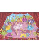 Djeco Formadobozos puzzle - Balerina virággal 